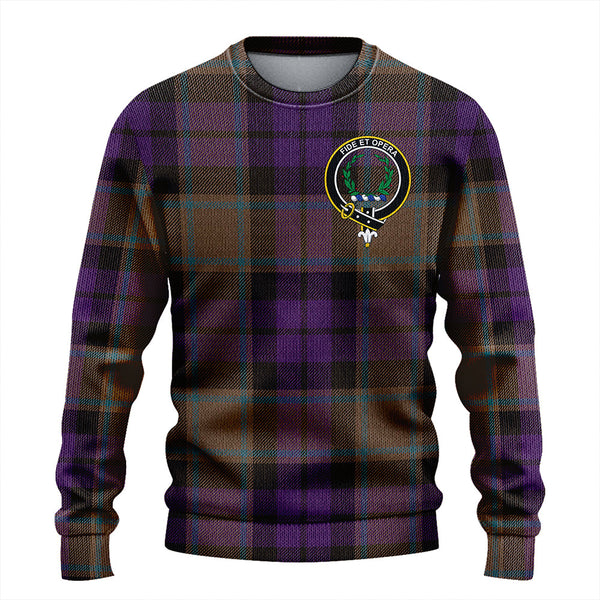 MacArthur of Milton Weathered Clan Badge Tartan Knitted Sweater