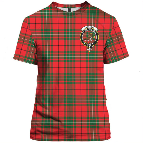 MacAulay Modern Tartan Classic Crest T-Shirt