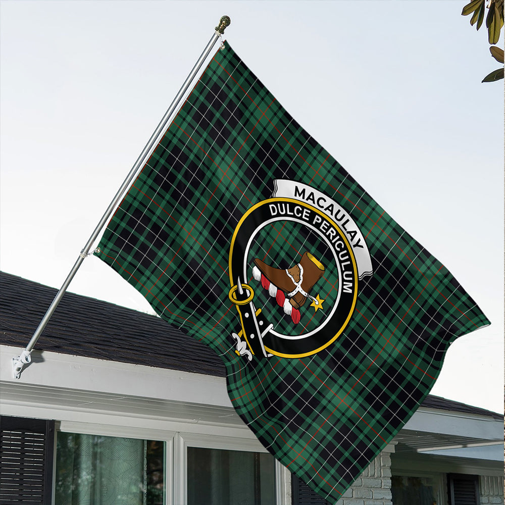 MacAulay Hunting Ancient Classic Crest House Flag