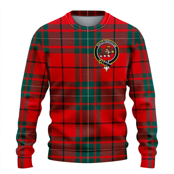 MacAulay Modern Clan Badge Tartan Knitted Sweater