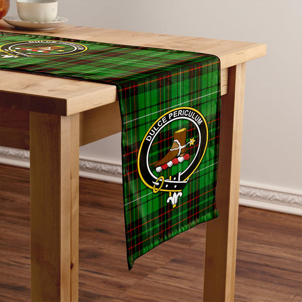 MacAulay of Lewis Ancient Clan Badge Tartan Table Runner