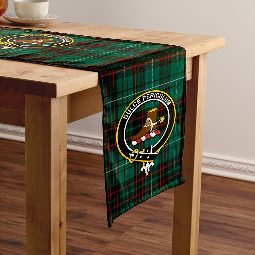 MacAulay of Lewis Modern Clan Badge Tartan Table Runner