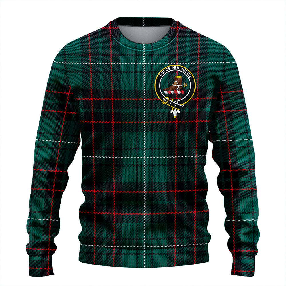 MacAulay of Lewis Modern Clan Badge Tartan Knitted Sweater