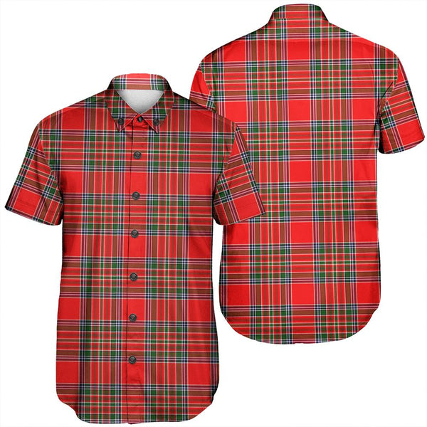 MacBean Modern Tartan Classic Short Sleeve Shirt