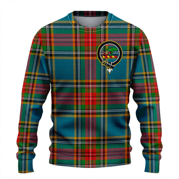 MacBeth Ancient Clan Badge Tartan Knitted Sweater