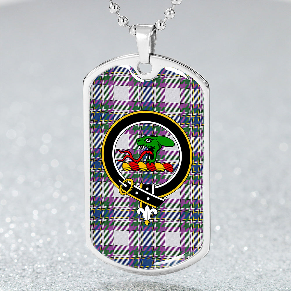 MacBeth Dress Dance Modern Clan Badge Classic Tartan Dog Tag Necklace