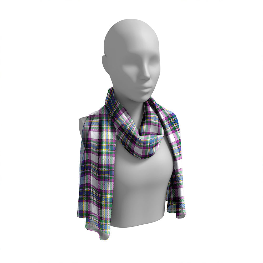 MacBeth Dress Dance Modern Tartan Classic Silk Habotai Long Scarf