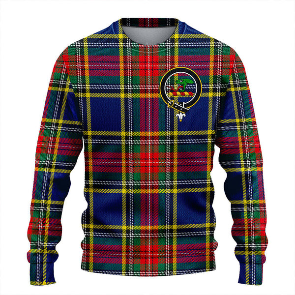 MacBeth Modern Clan Badge Tartan Knitted Sweater