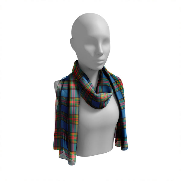 MacBeth #3 Ancient Tartan Classic Silk Habotai Long Scarf