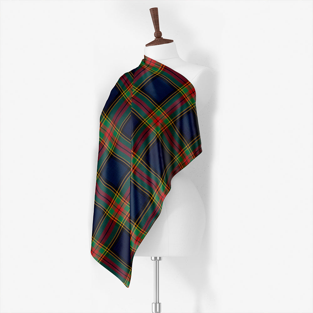 MacBeth #3 Modern Tartan Classic Silk Habotai Square Scarf