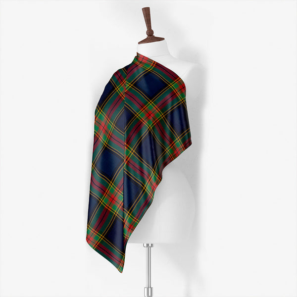 MacBeth #3 Modern Tartan Classic Silk Habotai Square Scarf