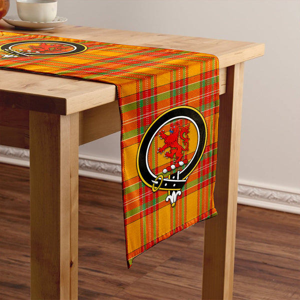 MacBrair Ancient Clan Badge Tartan Table Runner