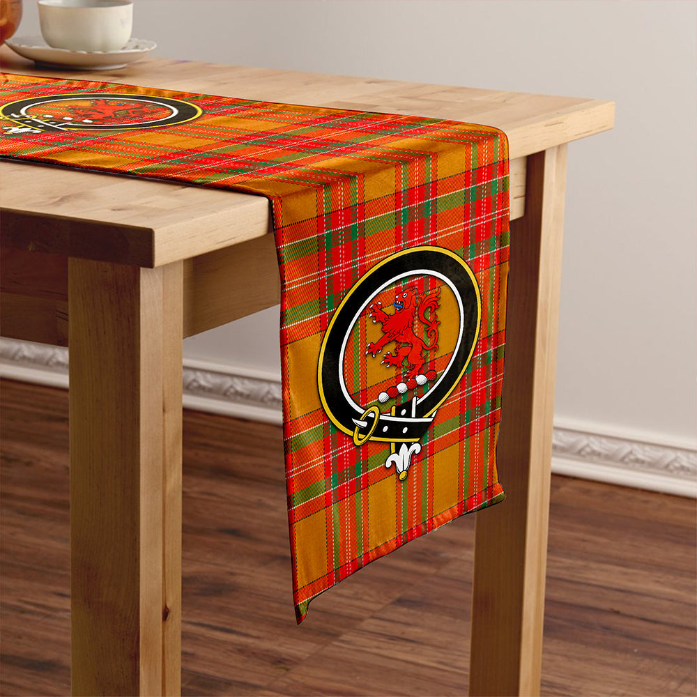 MacBrair Modern Clan Badge Tartan Table Runner