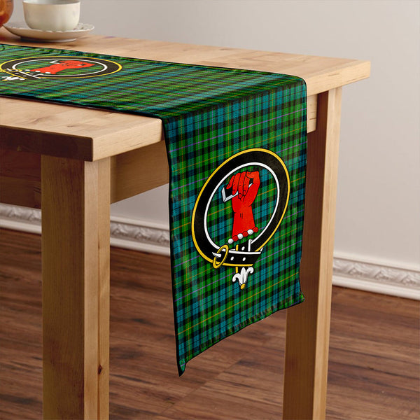 MacBride Ancient Clan Badge Tartan Table Runner