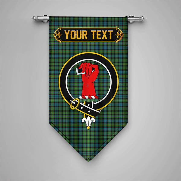 MacBride Ancient Clan Badge Tartan Gonfalon Personalize