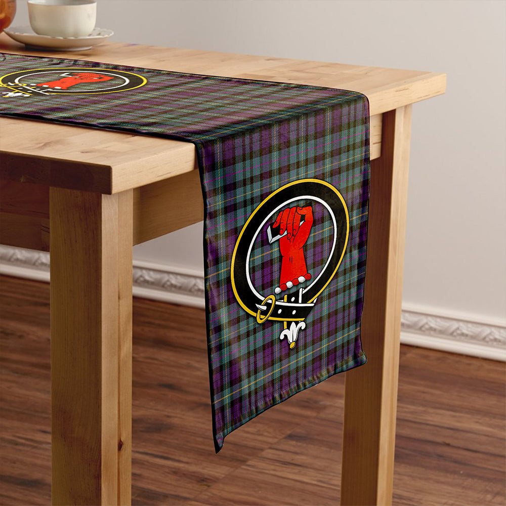 MacBride Weathered Clan Badge Tartan Table Runner