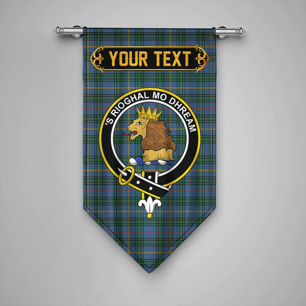 MacCainsh Ancient Clan Badge Tartan Gonfalon Personalize