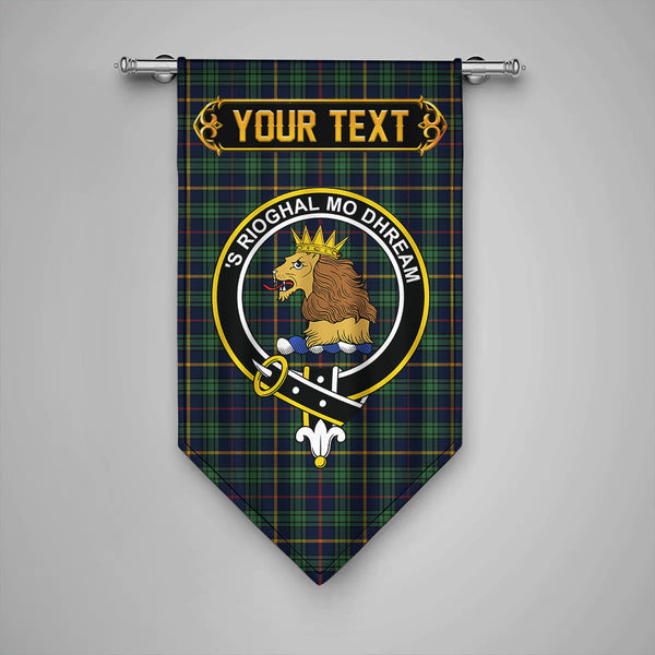 MacCainsh Modern Clan Badge Tartan Gonfalon Personalize