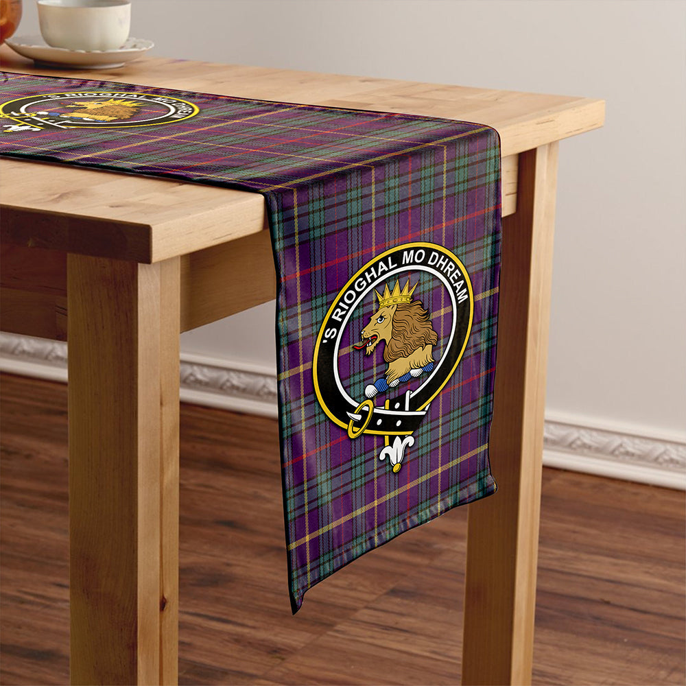 MacCainsh Weathered Clan Badge Tartan Table Runner