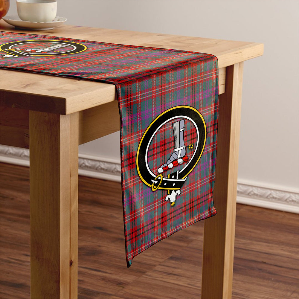 MacCall Weathered Clan Badge Tartan Table Runner