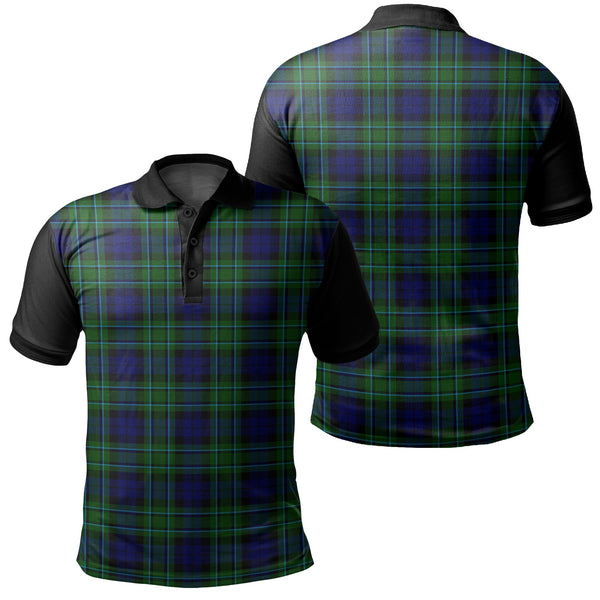 MacCallum Modern Tartan Classic Polo Shirt Black Neck 1 Style