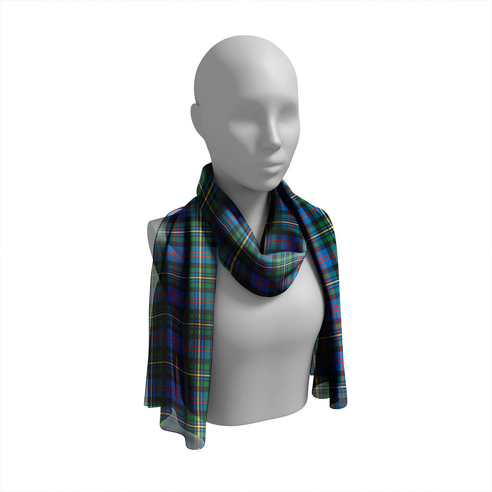 MacCallum of Berwick Ancient Tartan Classic Silk Habotai Long Scarf