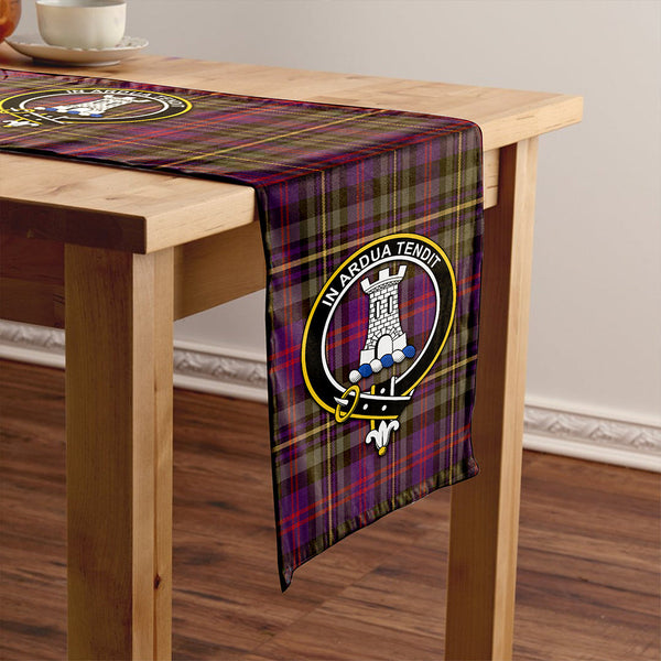 MacCallum of Berwick Weathered Clan Badge Tartan Table Runner