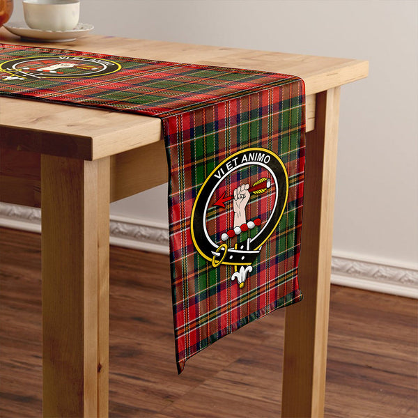 MacCulloch Ancient Clan Badge Tartan Table Runner