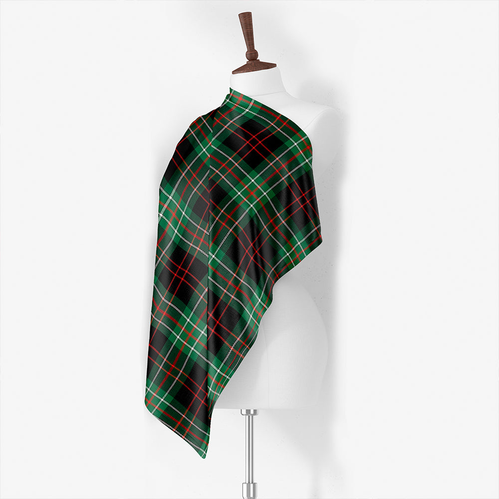 MacDiarmid Modern Tartan Classic Silk Habotai Square Scarf