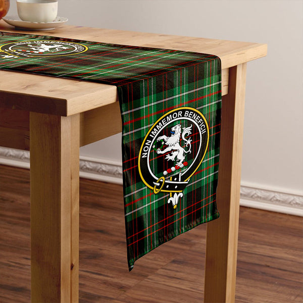 MacDiarmid Modern Clan Badge Tartan Table Runner