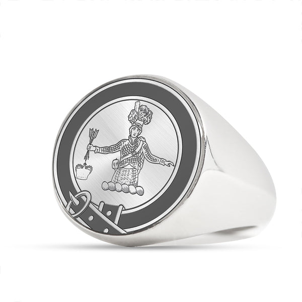 MacDonagh Clan Badge Engraved Signet Ring