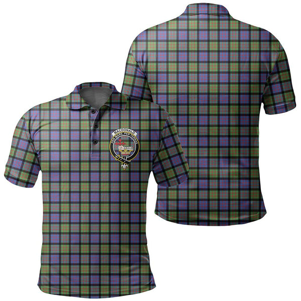 MacDonald Ancient Tartan Classic Crest Polo Shirt