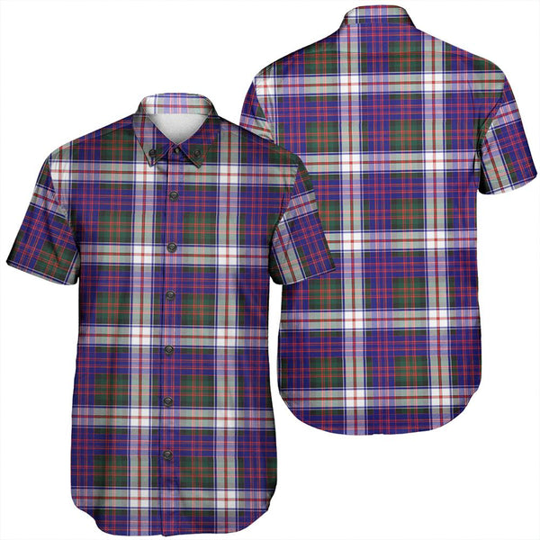 MacDonald Dress Modern Tartan Classic Short Sleeve Shirt