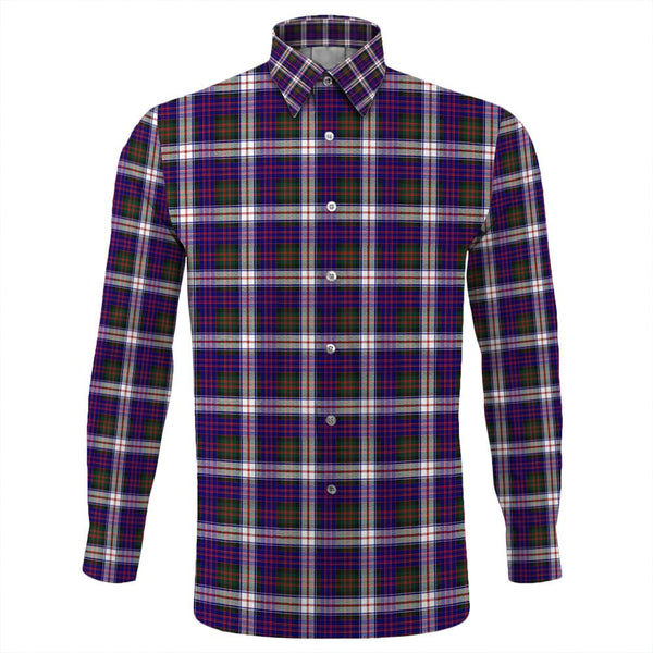 MacDonald Dress Modern Tartan Classic Long Sleeve Button Shirt