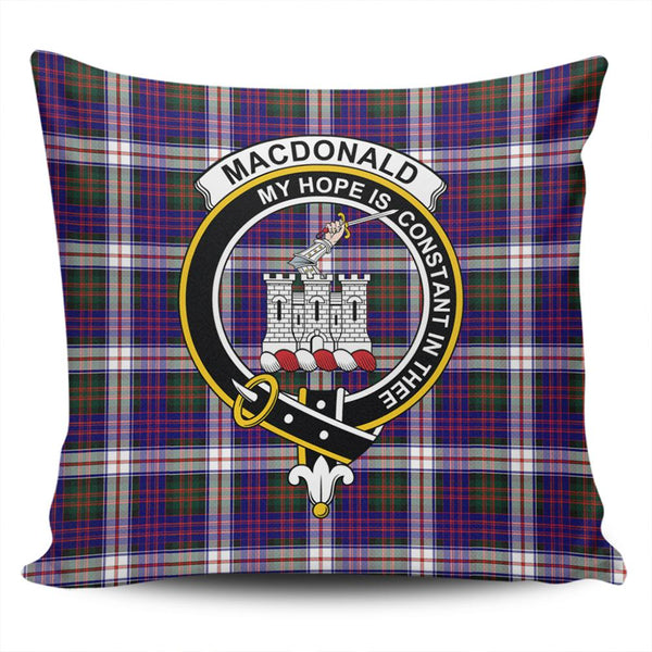 MacDonald Dress Modern Tartan Classic Crest Pillow Cover