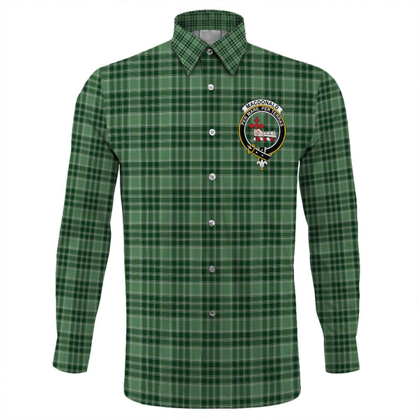 MacDonald Lord of the Isles Hunting Tartan Classic Crest Long Sleeve Button Shirt