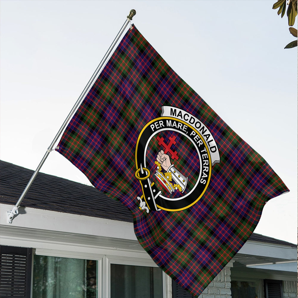 MacDonald Modern Classic Crest House Flag