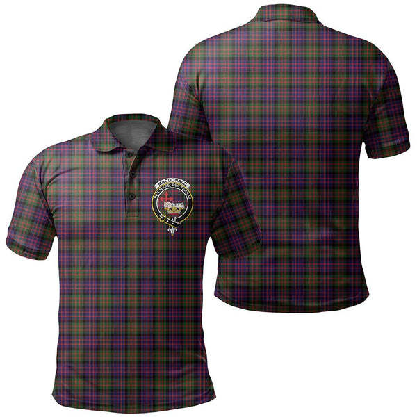 MacDonald Modern Tartan Classic Crest Polo Shirt