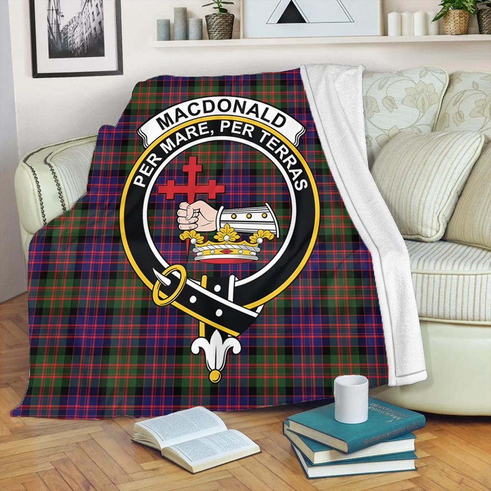 MacDonald Modern Tartan Crest Premium Blanket