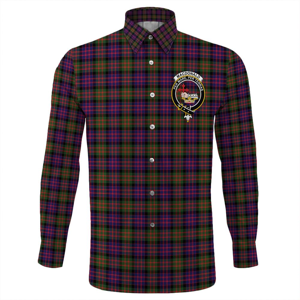 MacDonald Modern Tartan Classic Crest Long Sleeve Button Shirt