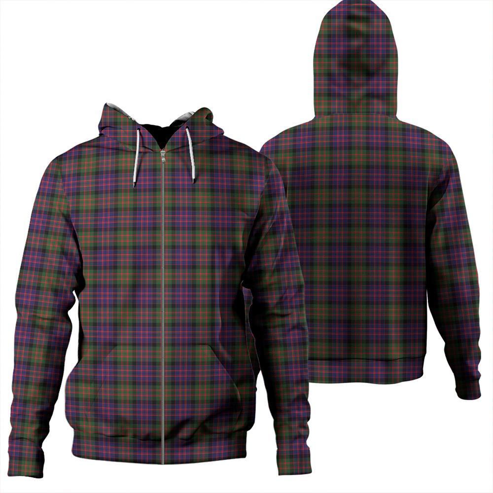 MacDonald Modern Tartan Classic Zipper Hoodie