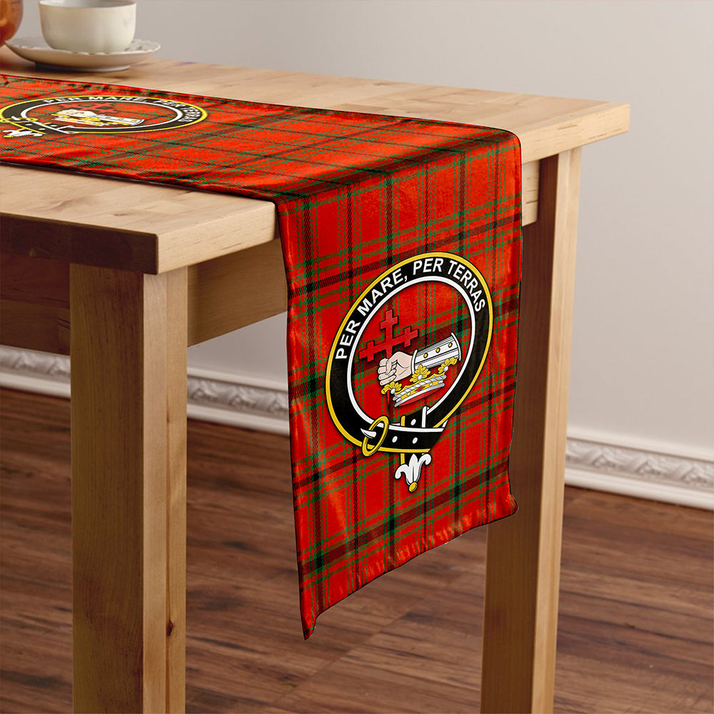 MacDonald of Belfinlay Ancient Clan Badge Tartan Table Runner