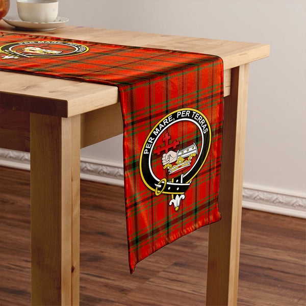 MacDonald of Belfinlay Ancient Clan Badge Tartan Table Runner