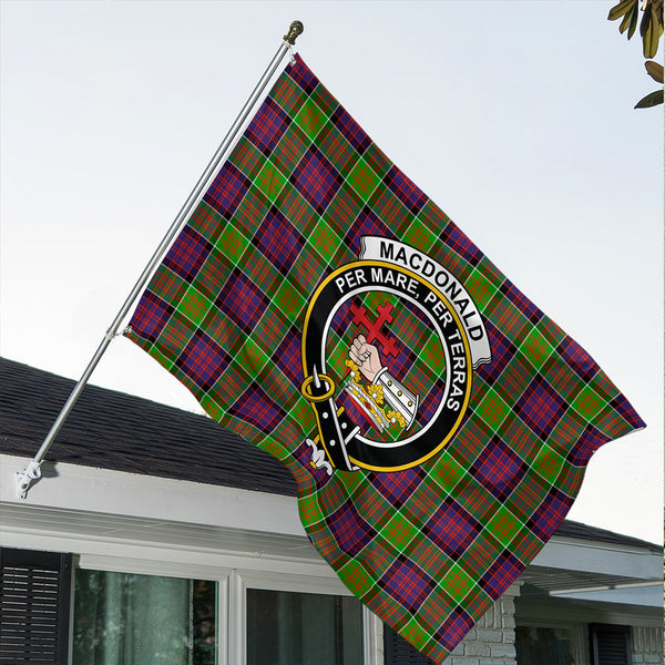 MacDonald of Clanranald Classic Crest House Flag