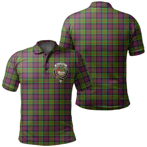 MacDonald of Clanranald Tartan Classic Crest Polo Shirt