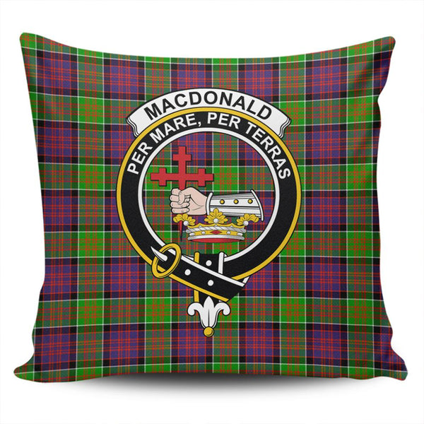 MacDonald of Clanranald Tartan Classic Crest Pillow Cover