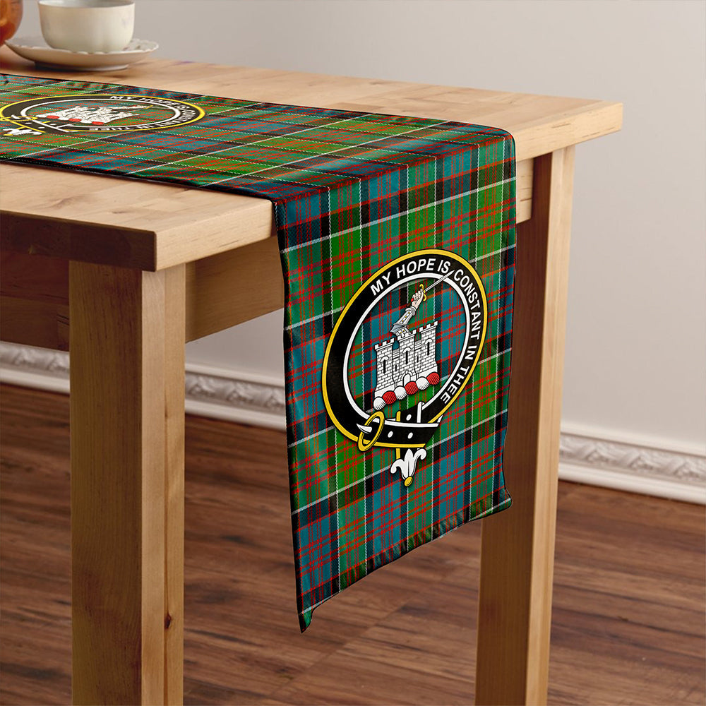 MacDonald of Clanranald Ancient Clan Badge Tartan Table Runner