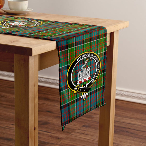 MacDonald of Clanranald Ancient Clan Badge Tartan Table Runner