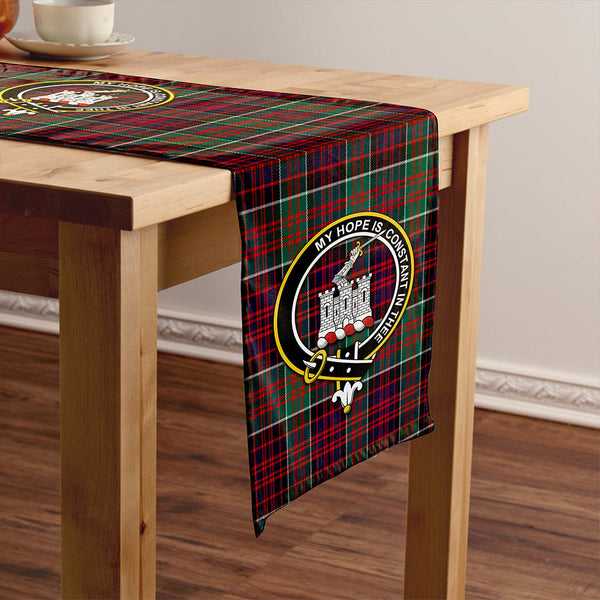 MacDonald of Clanranald Modern Clan Badge Tartan Table Runner