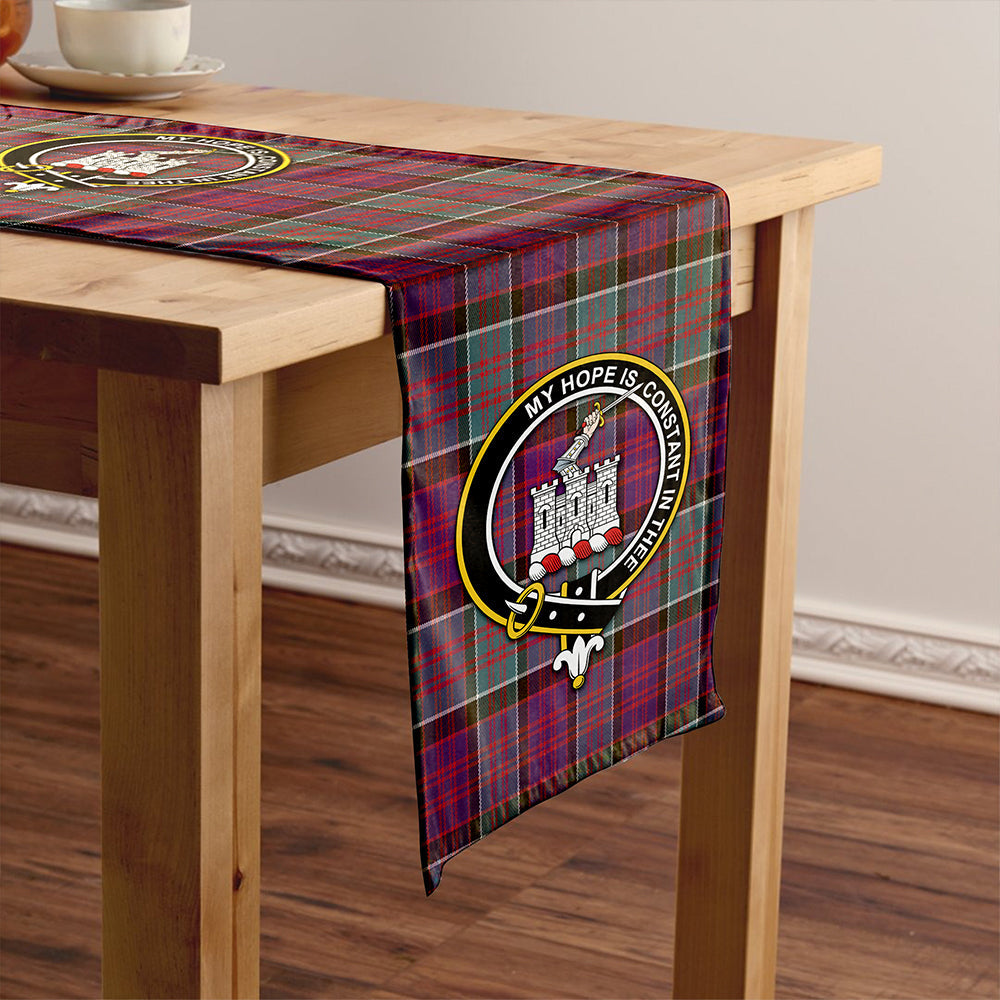 MacDonald of Clanranald Weathered Clan Badge Tartan Table Runner